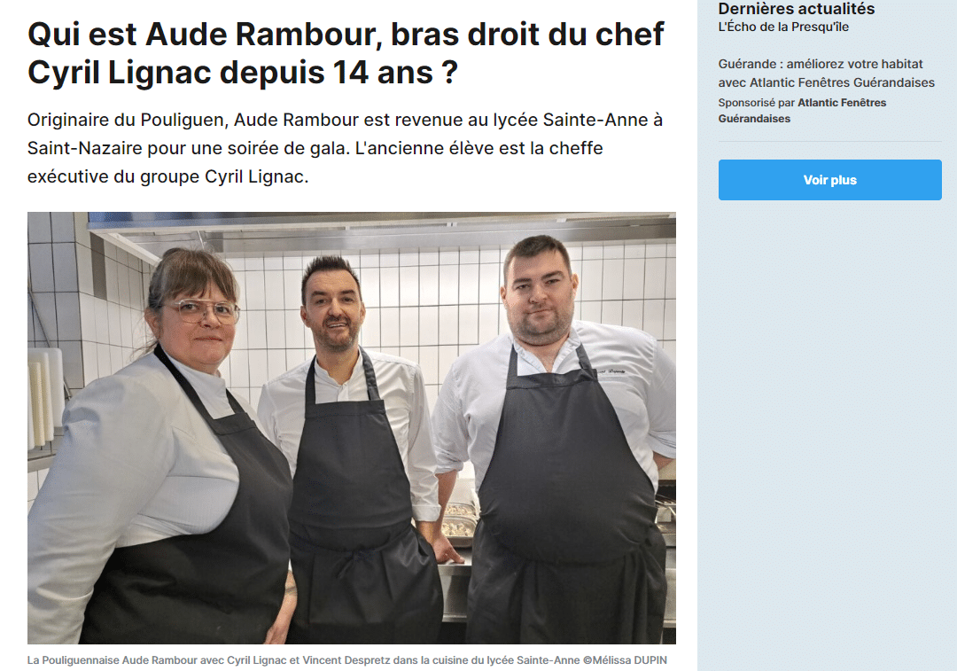 Aude Rambour lecho de la presquile