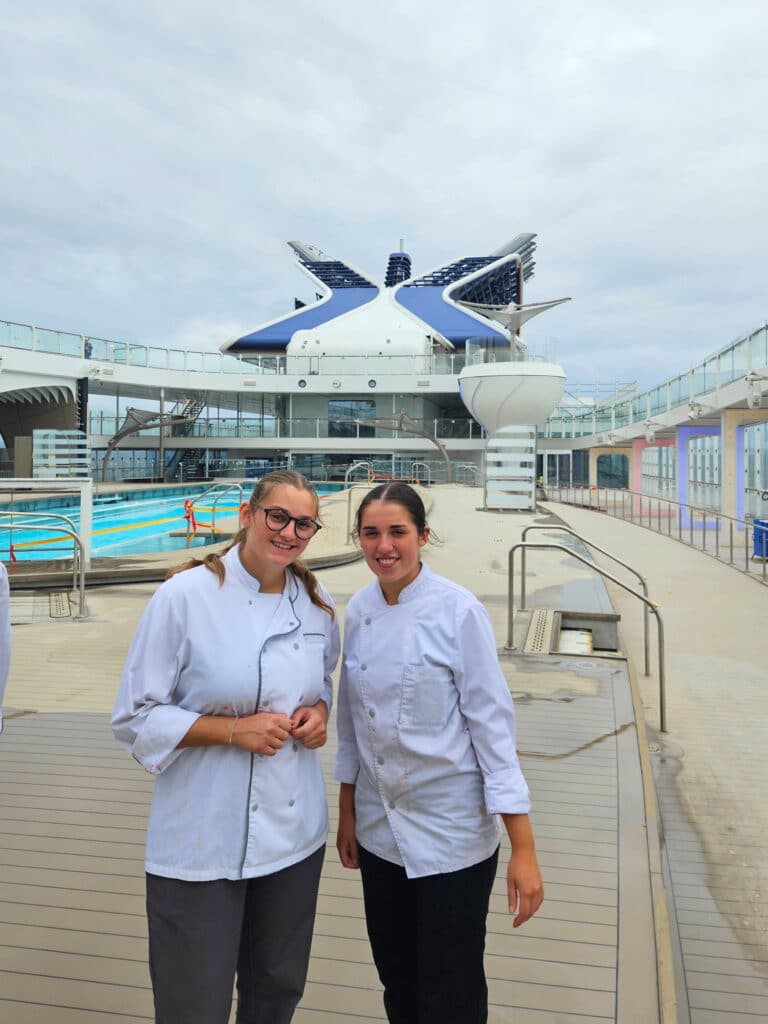 photo sur le toit du bateau